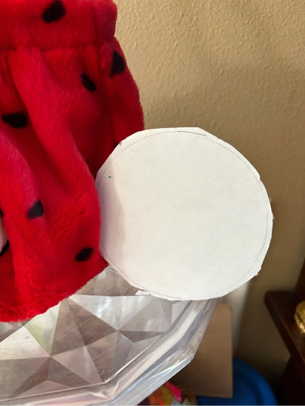 Celebrate Halloween Vintage Lady Bug Plush Basket CUTE!